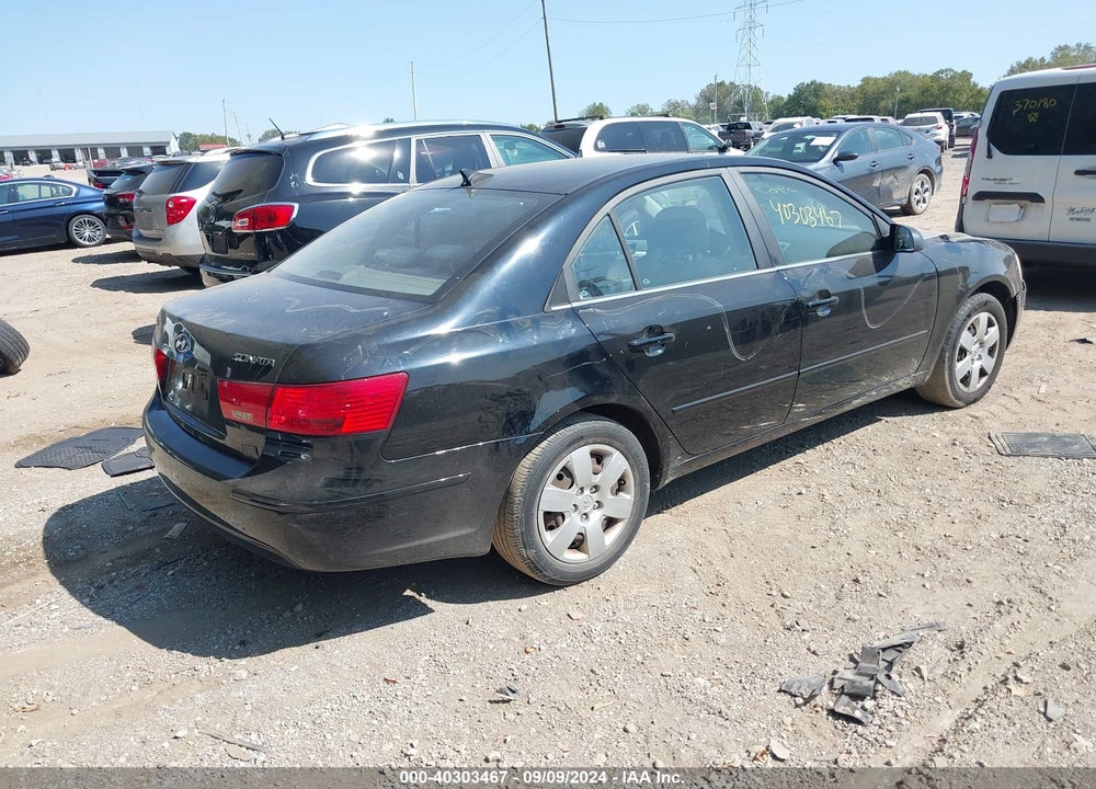 2009 HYUNDAI SONATA GLS VIN: 5NPET46C59H531863
