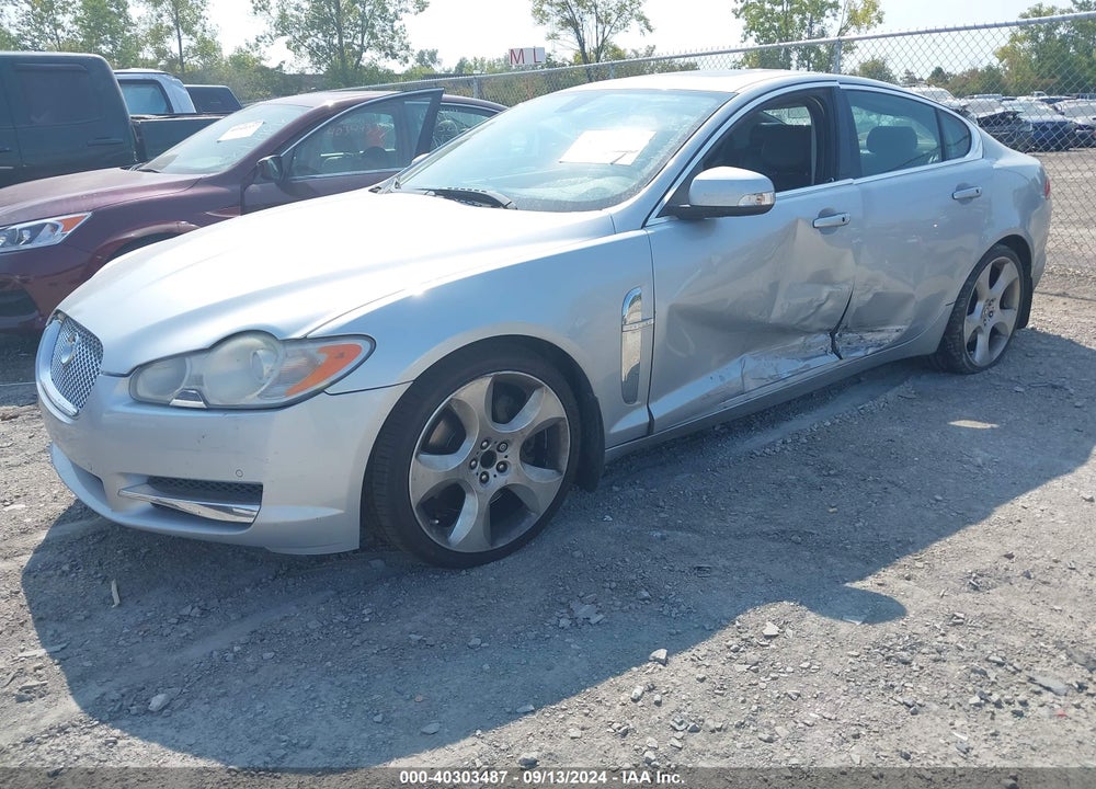 2009 JAGUAR XF SUPERCHARGED VIN: SAJWA07C491R35554