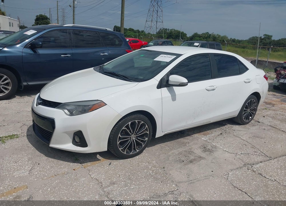 2015 TOYOTA COROLLA S PLUS VIN: 2T1BURHE8FC300689
