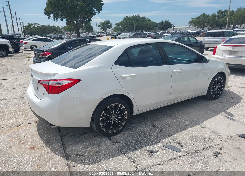 2015 TOYOTA COROLLA S PLUS VIN: 2T1BURHE8FC300689