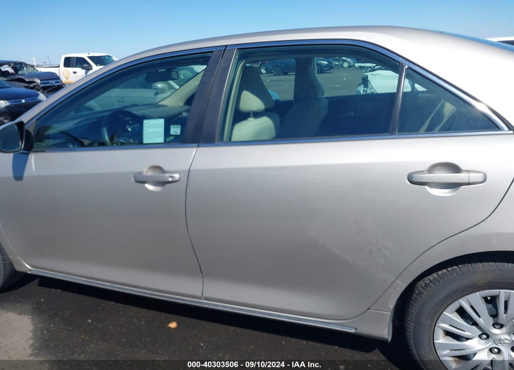 2013 TOYOTA CAMRY LE VIN: 4T1BF1FK8DU714359