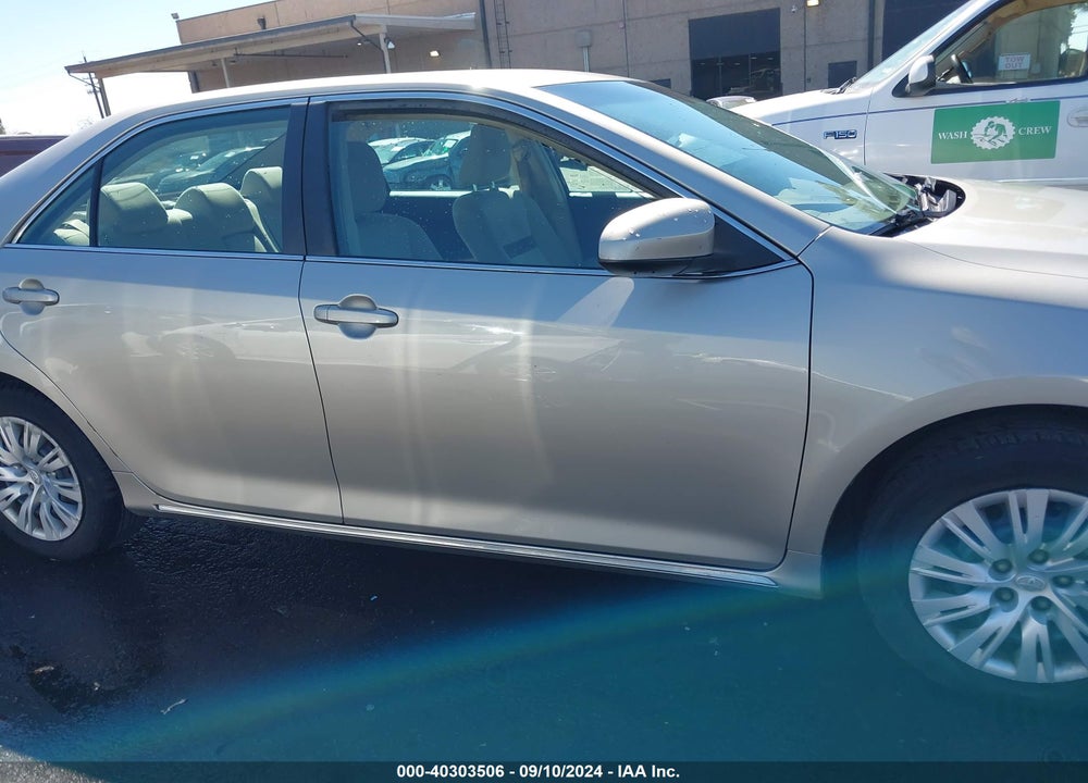 2013 TOYOTA CAMRY LE VIN: 4T1BF1FK8DU714359