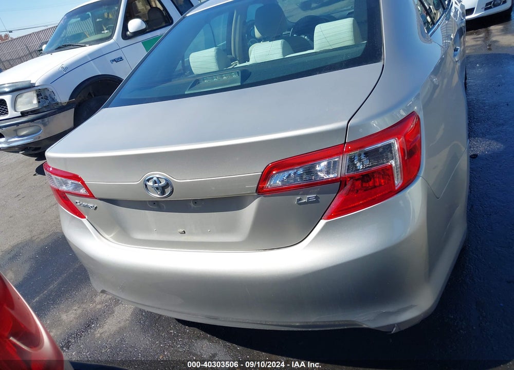 2013 TOYOTA CAMRY LE VIN: 4T1BF1FK8DU714359