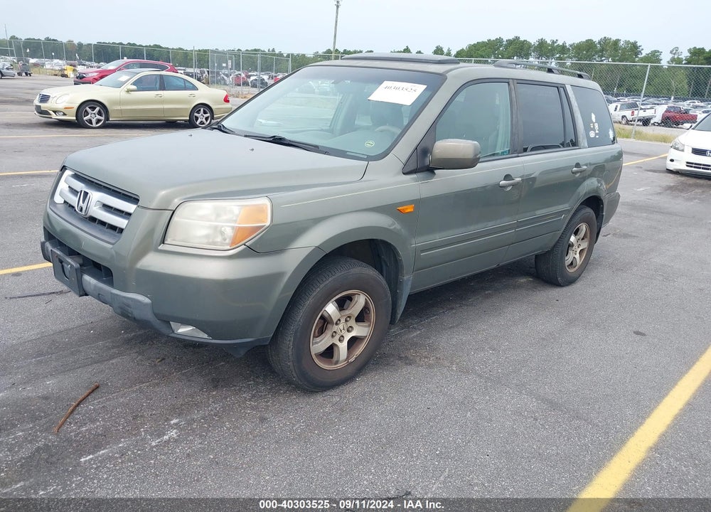 2007 HONDA PILOT EX-L VIN: 5FNYF28537B038881