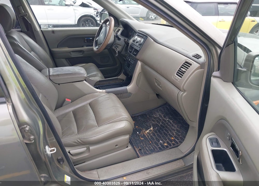 2007 HONDA PILOT EX-L VIN: 5FNYF28537B038881