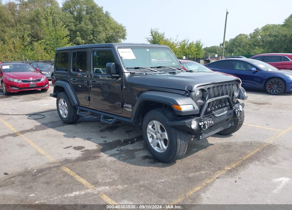 2018 JEEP WRANGLER UNLIMITED SPORT S 4X4 VIN: 1C4HJXDG3JW138503