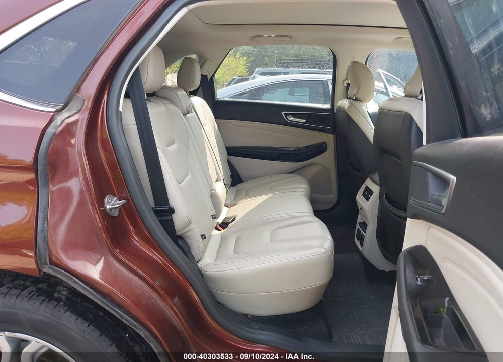 2015 FORD EDGE TITANIUM VIN: 2FMTK4K98FBB24496