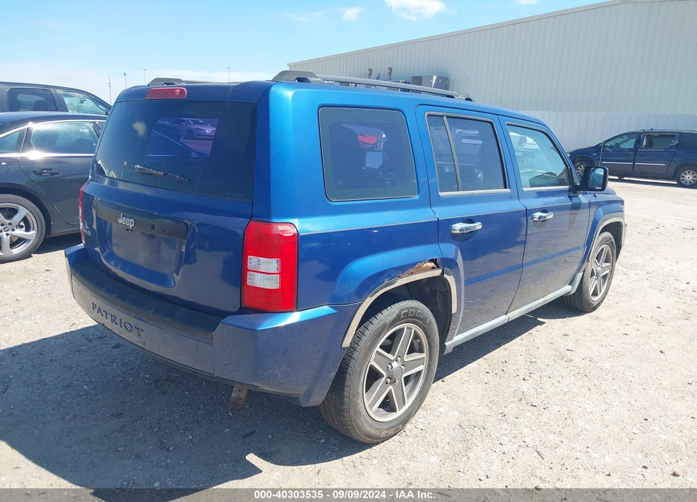 2010 JEEP PATRIOT SPORT VIN: 1J4NF2GB5AD501655