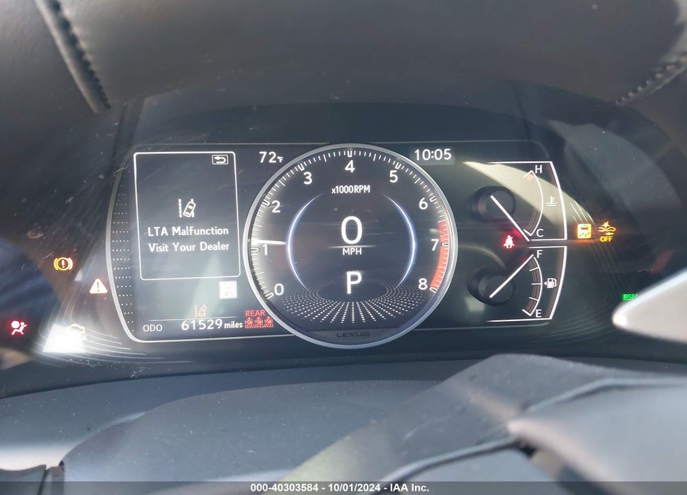 2019 LEXUS ES 350 LUXURY VIN: 58ABZ1B17KU038528
