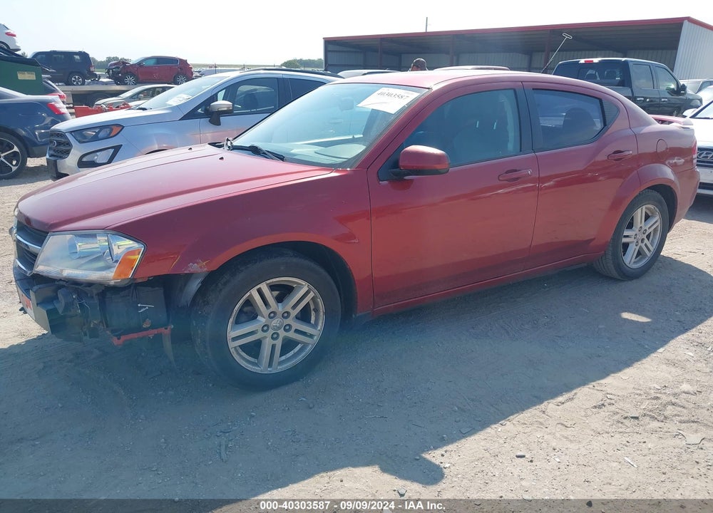 2010 AVENGER DODGE  R/T VIN: 1B3CC5FB9AN165660