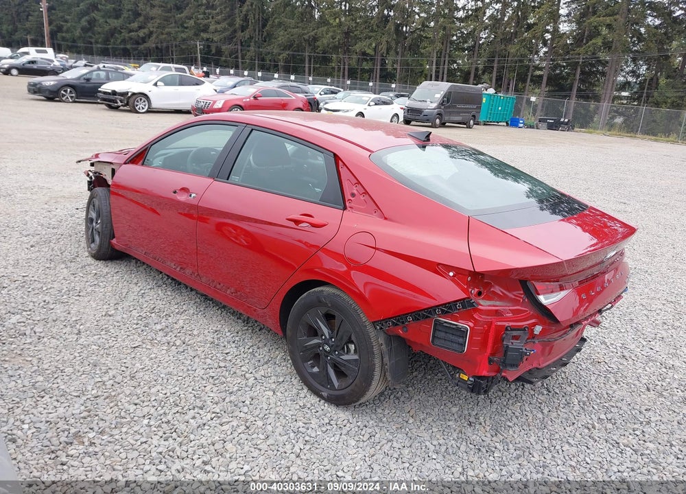 2022 HYUNDAI ELANTRA HYBRID BLUE VIN: KMHLM4AJ2NU028264