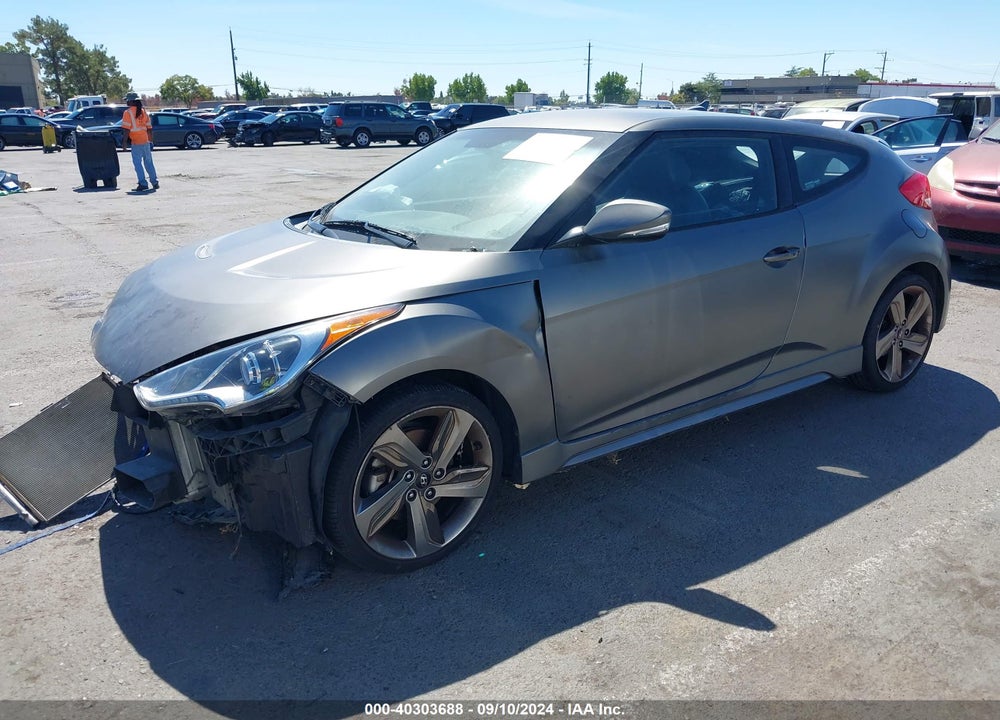 2015 HYUNDAI VELOSTER TURBO VIN: KMHTC6AE0FU237991