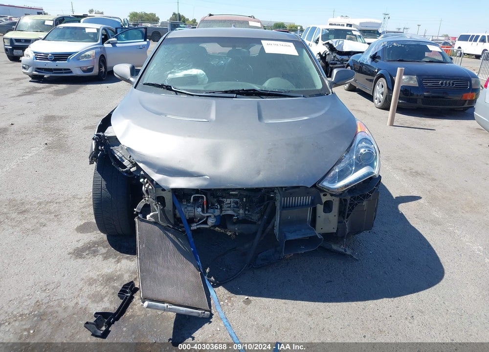 2015 HYUNDAI VELOSTER TURBO VIN: KMHTC6AE0FU237991