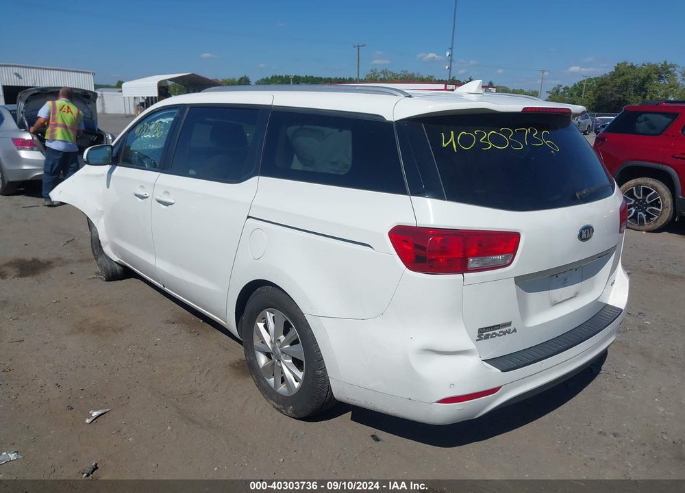 2016 KIA SEDONA LX VIN: KNDMB5C13G6114370