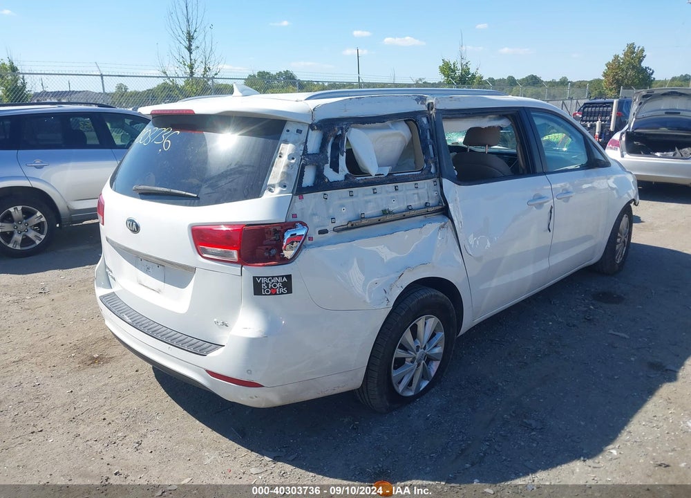 2016 KIA SEDONA LX VIN: KNDMB5C13G6114370