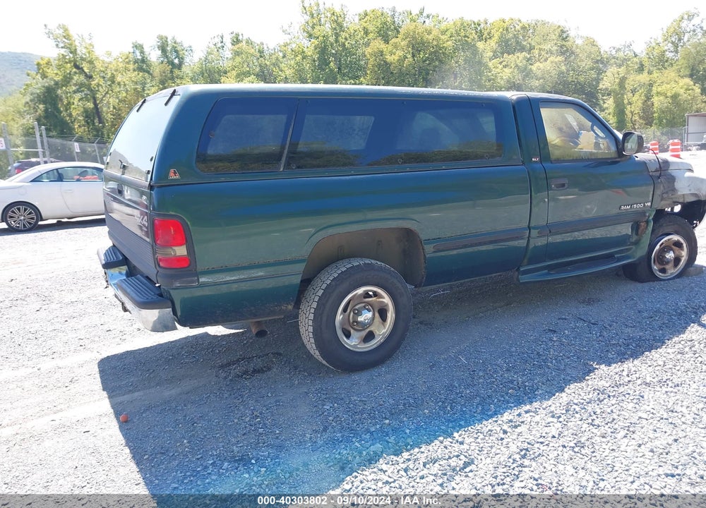 1998 DODGE RAM 1500 ST VIN: 1B7HF16Y9WS622114