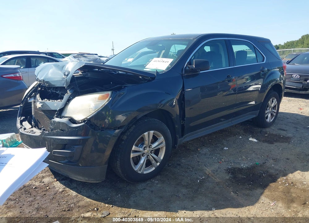 2012 CHEVROLET EQUINOX LS VIN: 2GNALBEKXC1231523