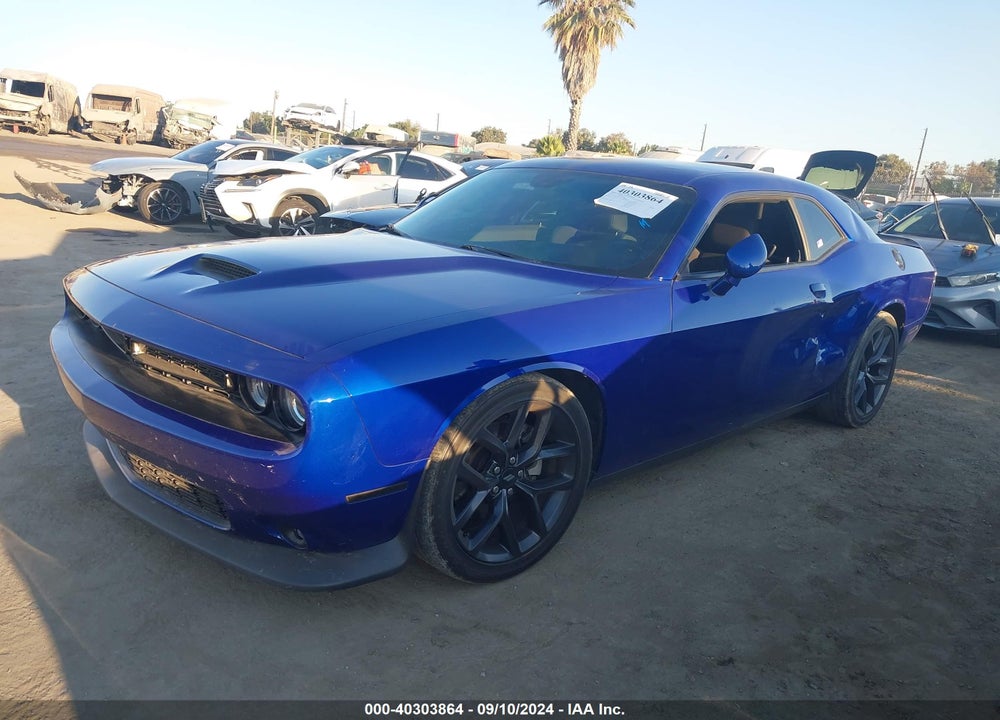 2022 DODGE CHALLENGER GT VIN: 2C3CDZJG7NH122315
