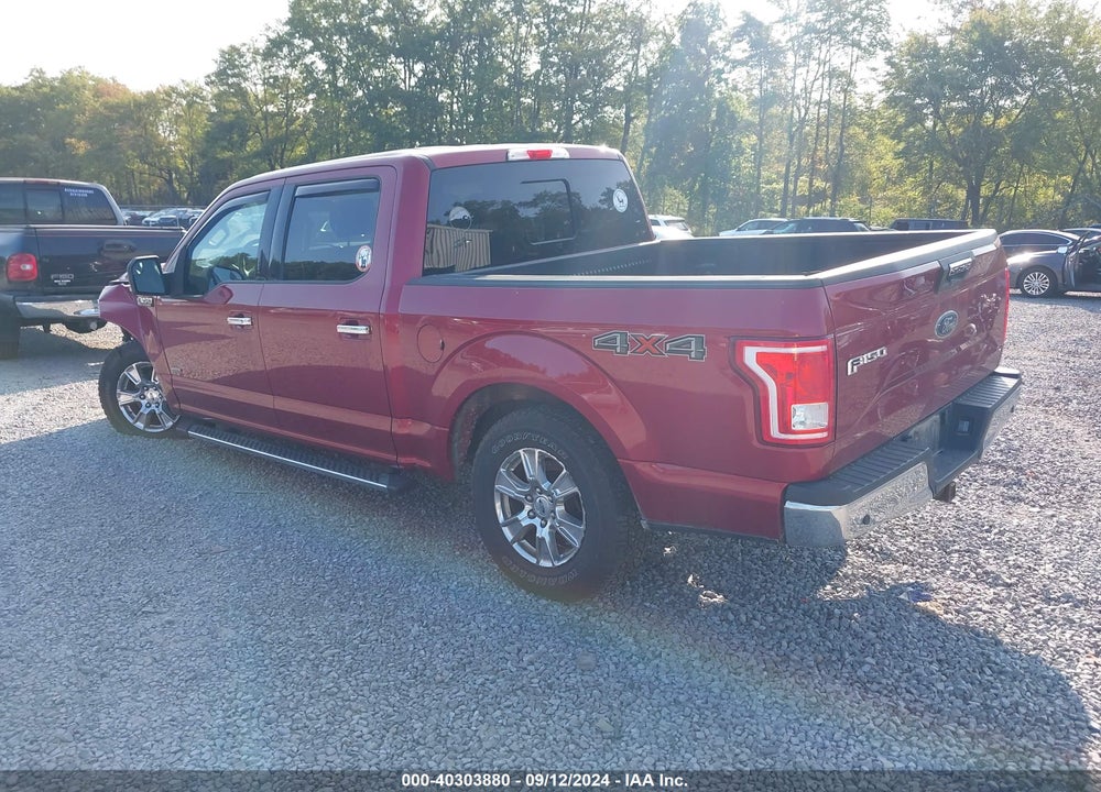 2017 FORD F-150 XLT VIN: 1FTEW1EG6HFB03321