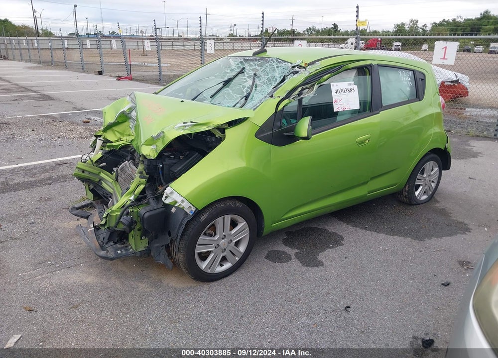 2014 CHEVROLET SPARK 1LT AUTO VIN: KL8CD6S98EC507193