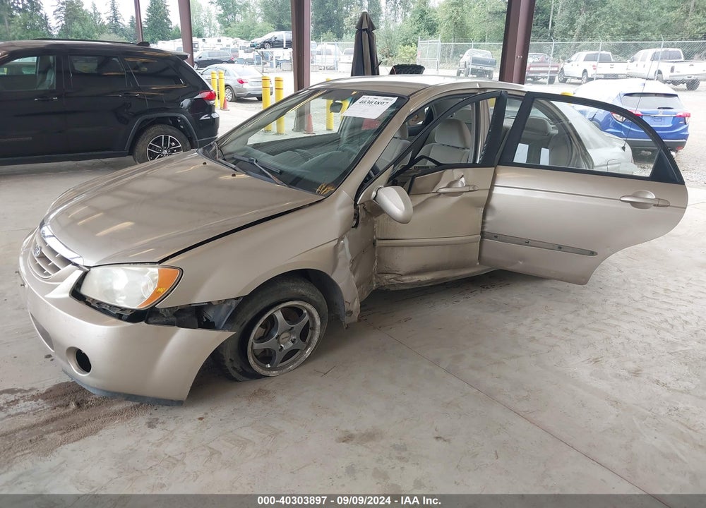 2004 KIA SPECTRA EX/LX VIN: KNAFE121445032124