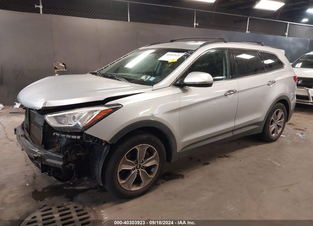 2014 HYUNDAI SANTA FE GLS VIN: KM8SNDHF4EU065536