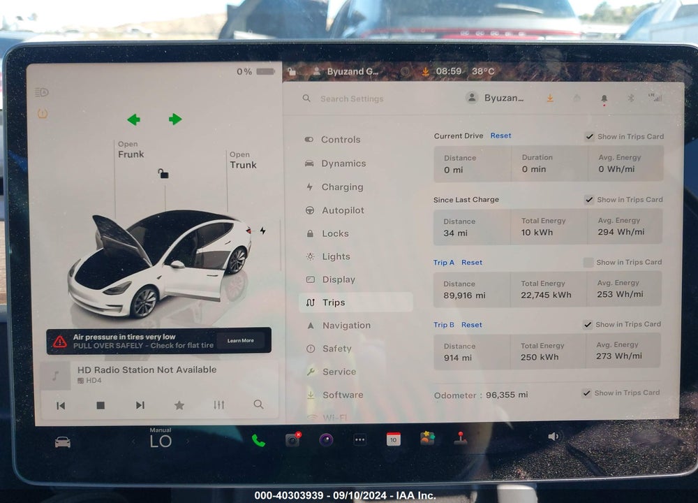 2022 TESLA MODEL 3 LONG RANGE DUAL MOTOR ALL-WHEEL DRIVE VIN: 5YJ3E1EBXNF299634