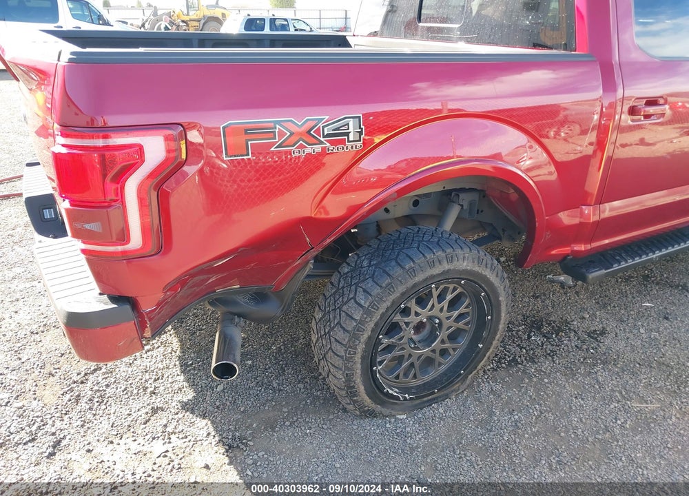 2015 FORD F-150 LARIAT VIN: 1FTEW1EG7FKD73274