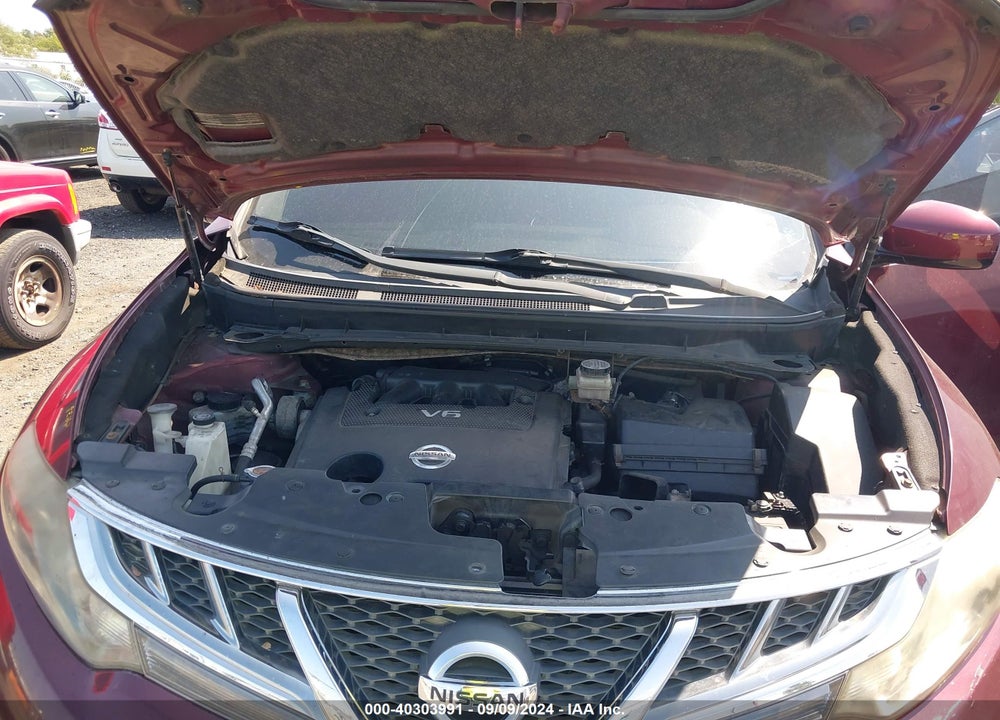 2012 NISSAN MURANO SL VIN: JN8AZ1MW9CW214957