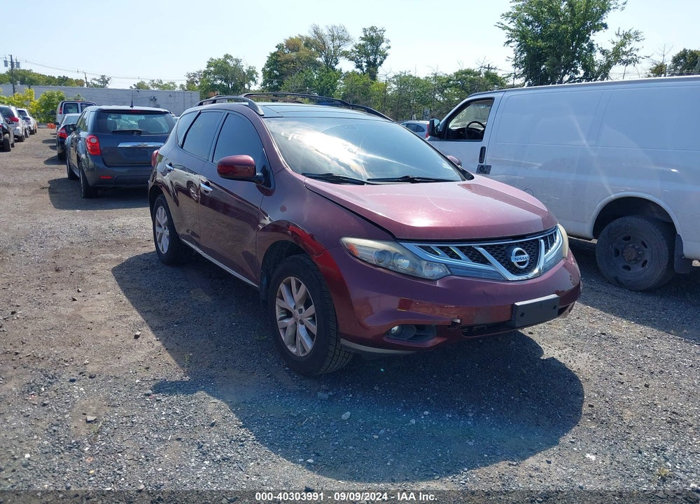 2012 NISSAN MURANO SL VIN: JN8AZ1MW9CW214957