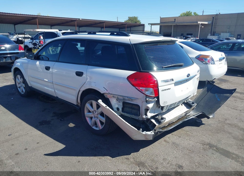 2009 SUBARU OUTBACK 2.5I VIN: 4S4BP61C997311118