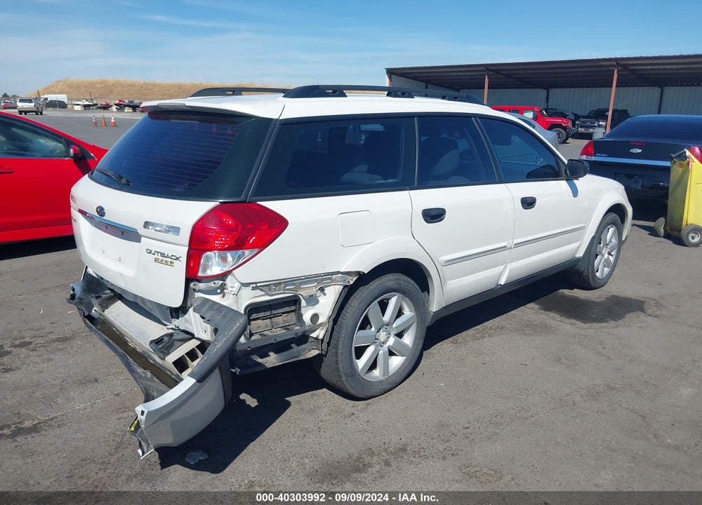 2009 SUBARU OUTBACK 2.5I VIN: 4S4BP61C997311118