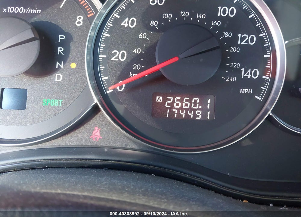 2009 SUBARU OUTBACK 2.5I VIN: 4S4BP61C997311118