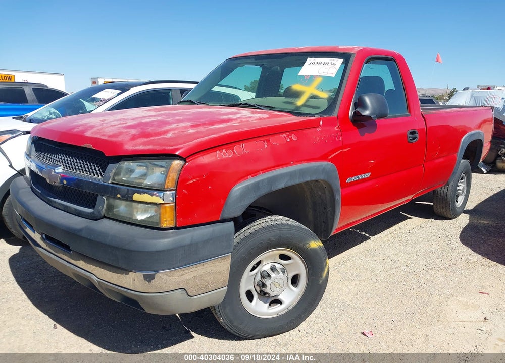 2004 CHEVROLET SILVERADO 2500HD WORK TRUCK VIN: 1GCHC24U24E300571