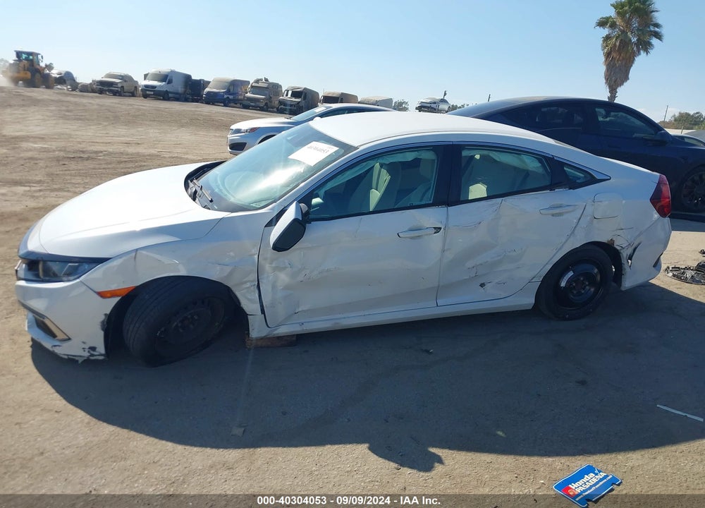 2019 HONDA CIVIC LX VIN: 2HGFC2F66KH522821