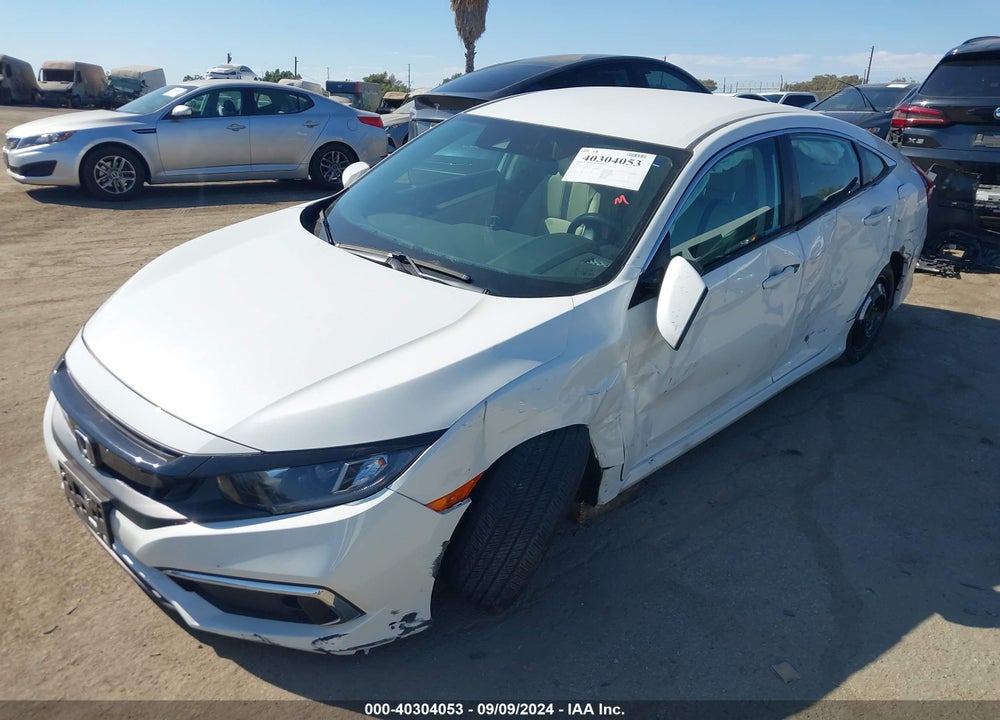 2019 HONDA CIVIC LX VIN: 2HGFC2F66KH522821