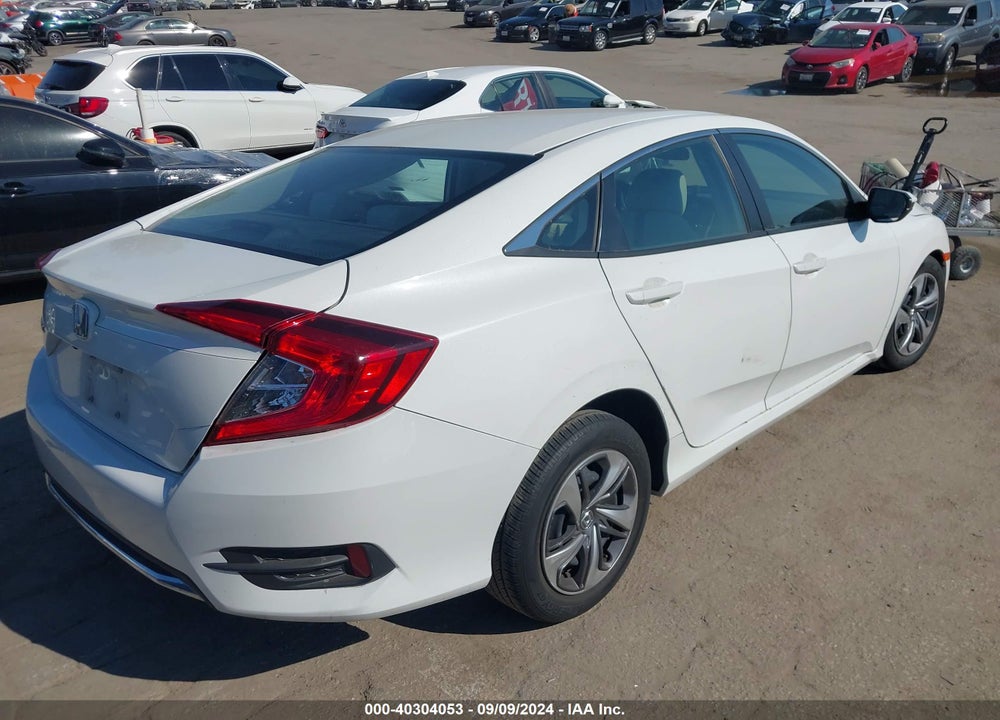 2019 HONDA CIVIC LX VIN: 2HGFC2F66KH522821