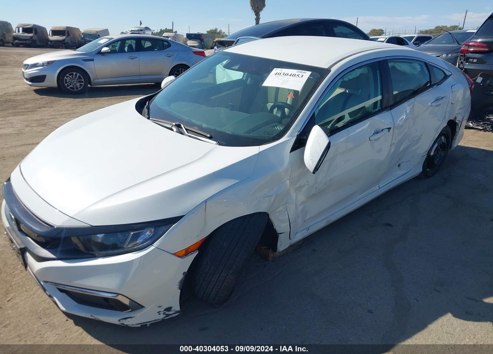 2019 HONDA CIVIC LX VIN: 2HGFC2F66KH522821