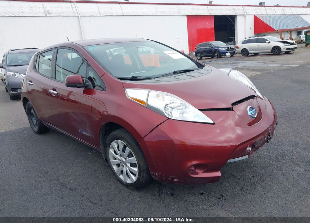2017 NISSAN LEAF S VIN: 1N4BZ0CP0HC306350