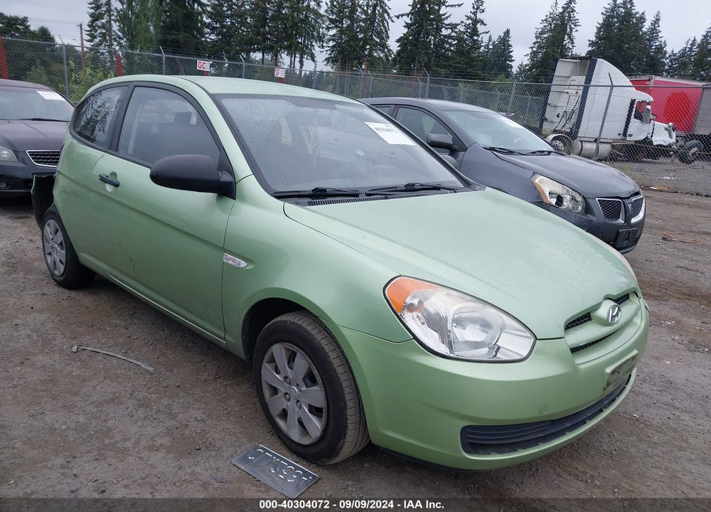 2008 HYUNDAI ACCENT GS VIN: KMHCM36C08U066097