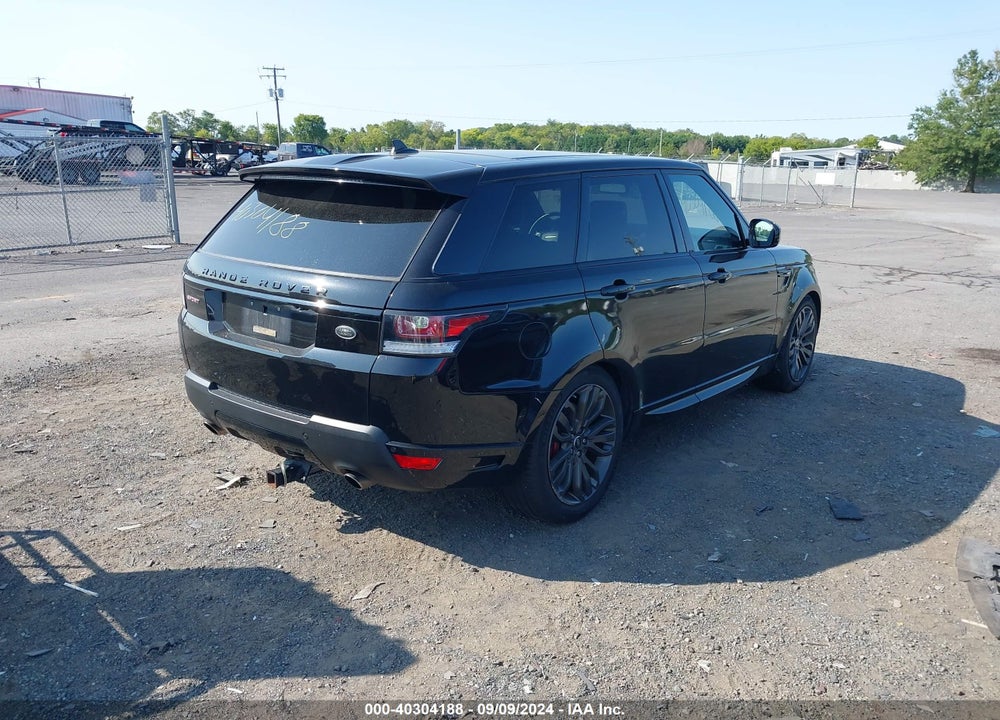 2016 LAND ROVER RANGE ROVER SPORT 3.0L V6 SUPERCHARGED HSE VIN: SALWS2PF2GA592346