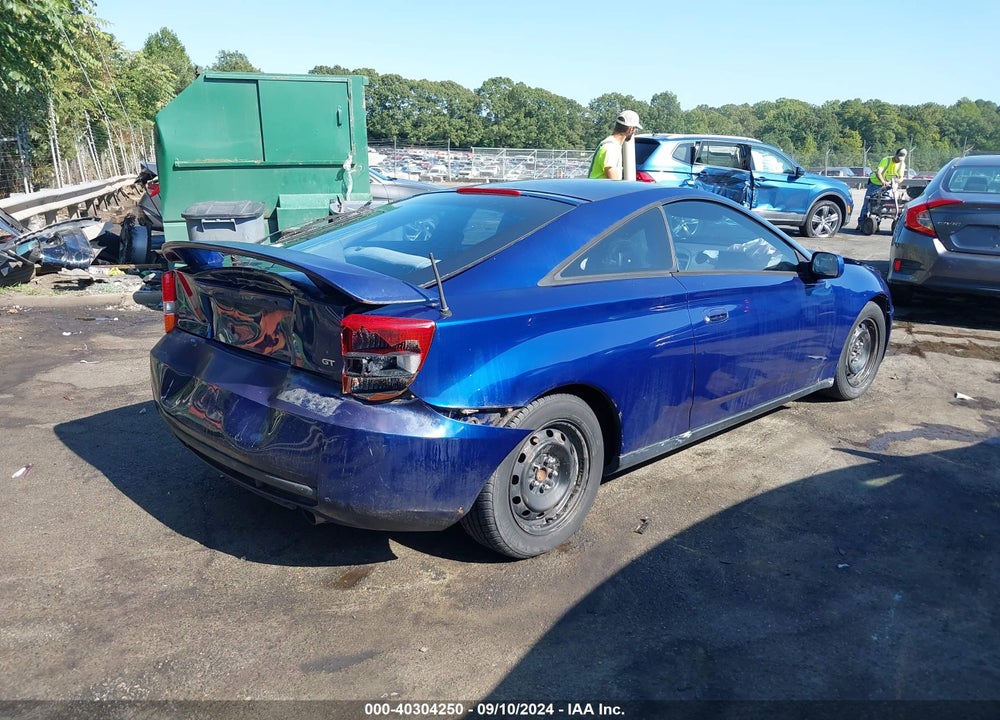 2000 TOYOTA CELICA GT VIN: JTDDR32T0Y0055012