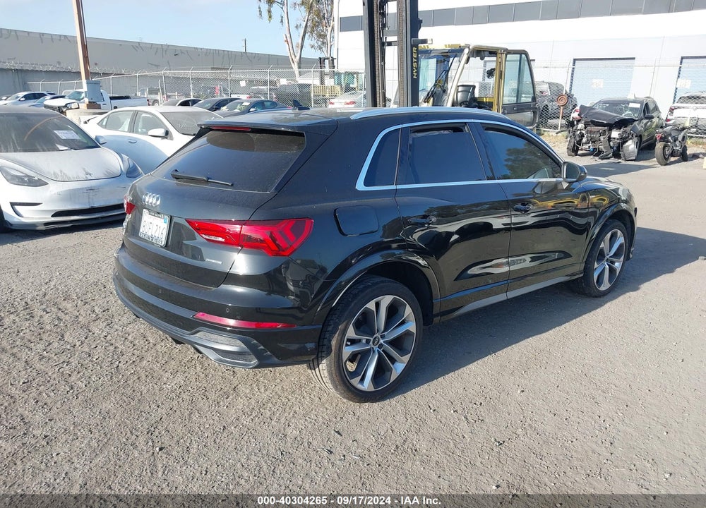 2021 AUDI Q3 PREMIUM 45 TFSI S LINE QUATTRO TIPTRONIC VIN: WA1DECF39M1032851