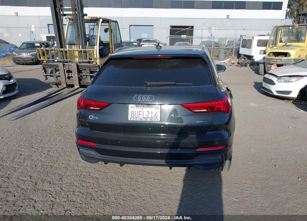 2021 AUDI Q3 PREMIUM 45 TFSI S LINE QUATTRO TIPTRONIC VIN: WA1DECF39M1032851