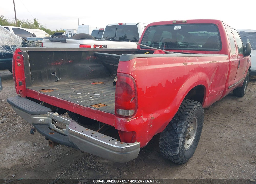 1999 FORD F-250 LARIAT/XL/XLT VIN: 1FTNX20F6XED38209