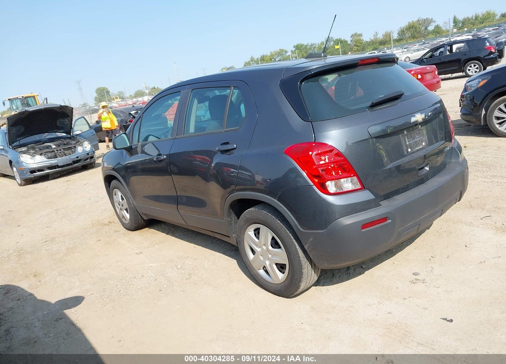 2016 CHEVROLET TRAX VIN: 3GNCJKSBXGL249382