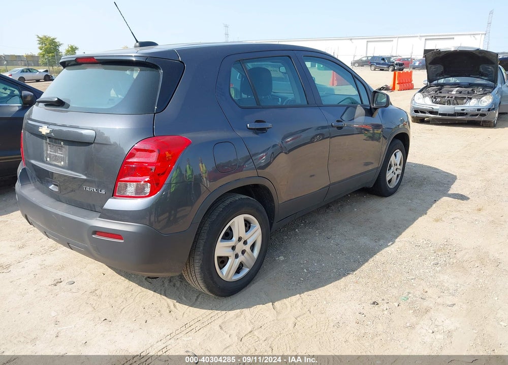 2016 CHEVROLET TRAX VIN: 3GNCJKSBXGL249382