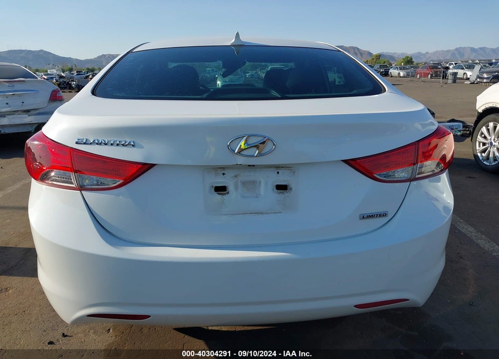 2013 HYUNDAI ELANTRA LIMITED VIN: 5NPDH4AEXDH391131