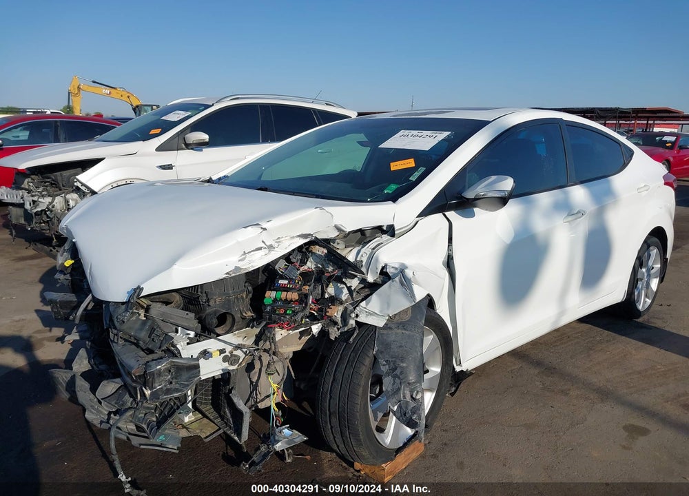 2013 HYUNDAI ELANTRA LIMITED VIN: 5NPDH4AEXDH391131