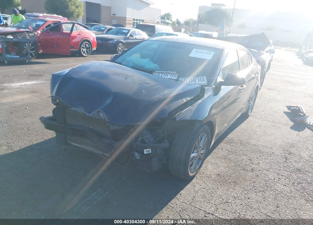 2018 HYUNDAI ELANTRA SEL VIN: 5NPD84LFXJH293511